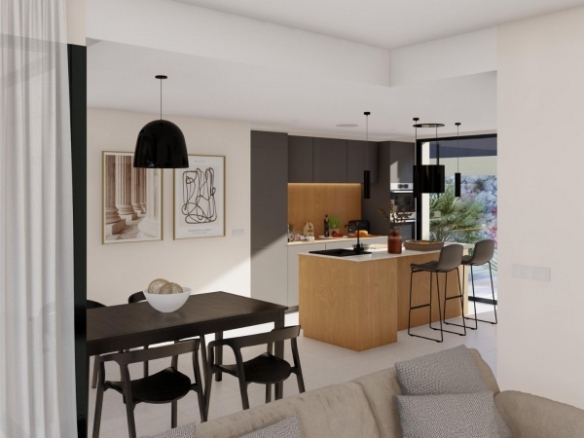 Villa de 3 dormitorios en una sola planta con piscina privada en resort de golf a la venta en Murcia