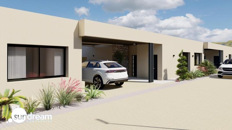 g_43474-4-8 Villa de 3 dormitorios en una sola planta con piscina privada en resort de golf a la venta en Murcia