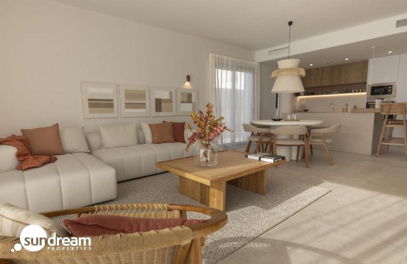Villa de nueva construcción de 3 dormitorios con piscina privada y vistas a la montaña en campo de golf(Murcia)