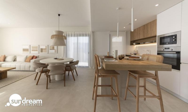 Villa de nueva construcción de 3 dormitorios con piscina privada y vistas a la montaña en campo de golf(Murcia)