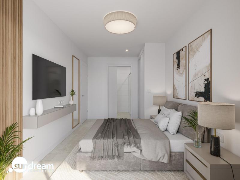 Ático de 2 dormitorios con solarium privado y magnificas vistas al mar a 250m de la playa en Los Alcázares(Murcia)