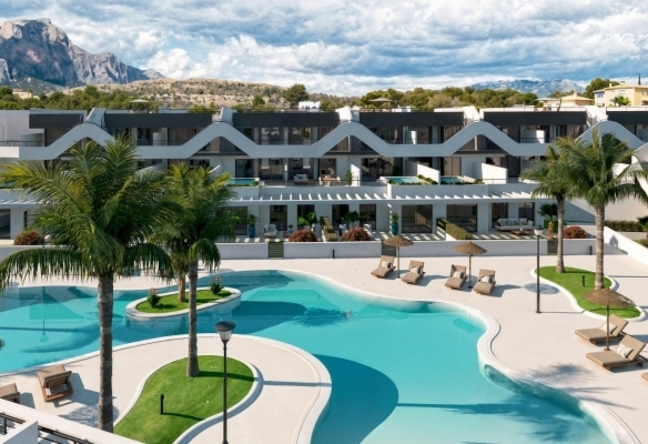 Apartamento de nueva construcción de 2 dormitorios con vistas abiertas en Alfaz del Pi(Alicante)