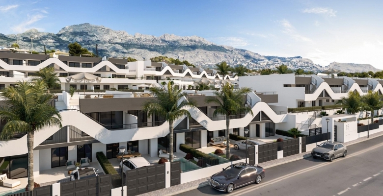 Apartamento de nueva construcción de 2 dormitorios con vistas abiertas en Alfaz del Pi(Alicante)