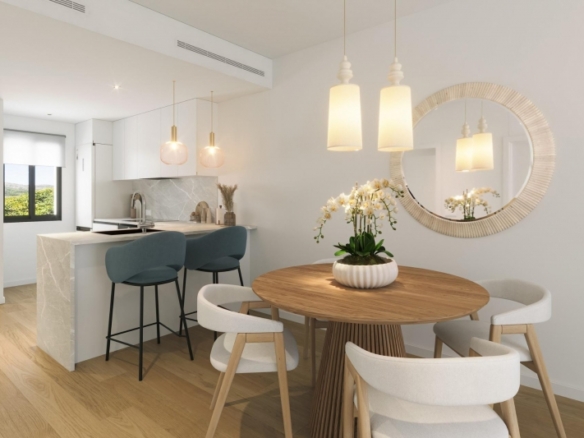Apartamento de nueva construcción de 2 dormitorios con vistas abiertas en Alfaz del Pi(Alicante)