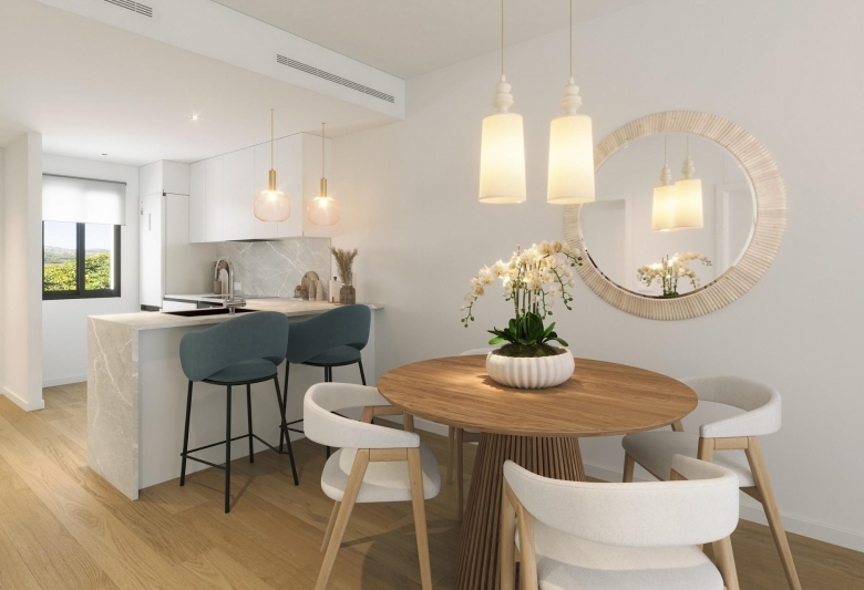 Apartamento de nueva construcción de 2 dormitorios con vistas abiertas en Alfaz del Pi(Alicante)
