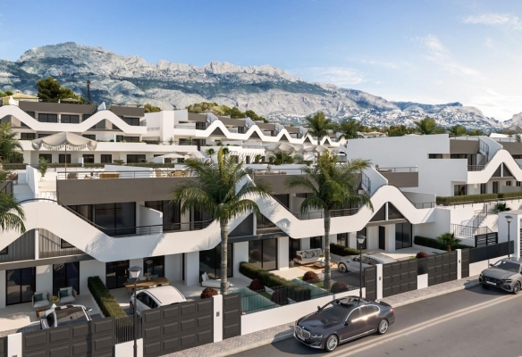 Ático de 2 dormitorios con solarium privado y vistas magnificas a la venta en Alfaz del Pi(Alicante)