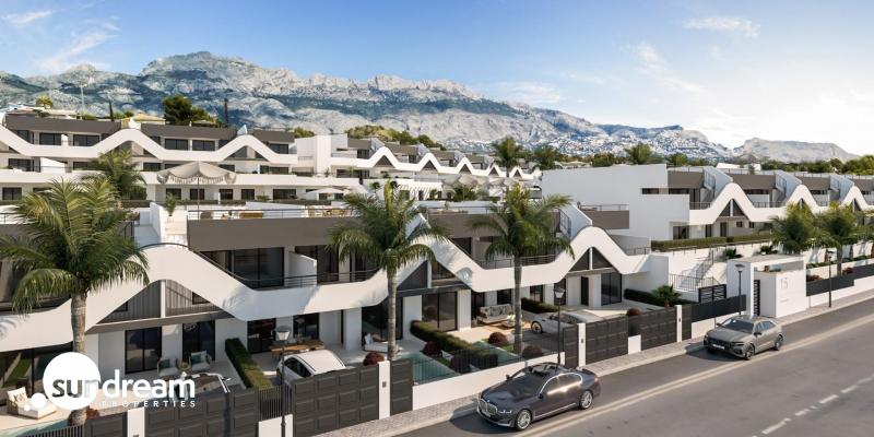 Ático de 2 dormitorios con solarium privado y vistas magnificas a la venta en Alfaz del Pi(Alicante)