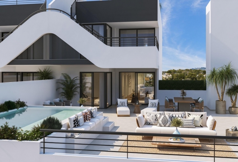Apartamento de nueva construcción con 3 dormitorios y vistas abiertas en Alfaz del Pi(Alicante)