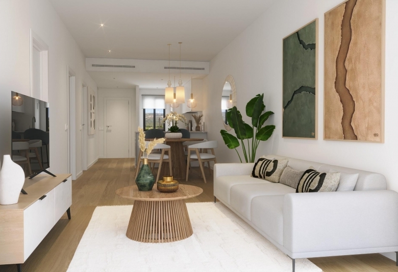 Apartamento de nueva construcción con 3 dormitorios y vistas abiertas en Alfaz del Pi(Alicante)