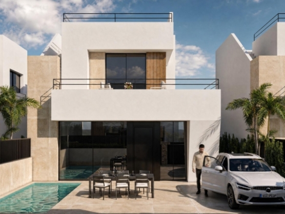 Villa de nueva construcción con 3 dormitorios en Condado de Alhama Golf Resort, Murcia