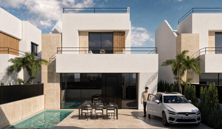Villa de nueva construcción con 3 dormitorios en Condado de Alhama Golf Resort, Murcia