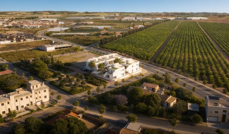 Bungalow de planta alta con 2 dormitorios y solarium privado a la venta en Pilar de la Horadada