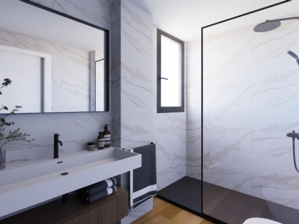 Apartamento de planta baja con 2 dormitorios y amplia terraza a 100 metros del mar en Jávea(Alicante)