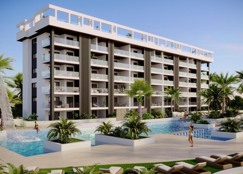 Ático en venta obra nueva con garaje en playa Torrevieja