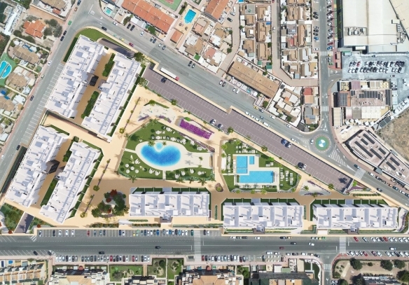 Ático en venta obra nueva con garaje en playa Torrevieja