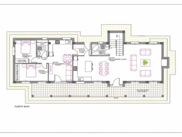 Villa obra nueva en venta con mucho terreno en Pinoso
