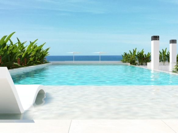 Ático en venta obra nueva con piscina en Guardamar