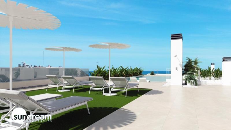 Ático en venta obra nueva con piscina en Guardamar