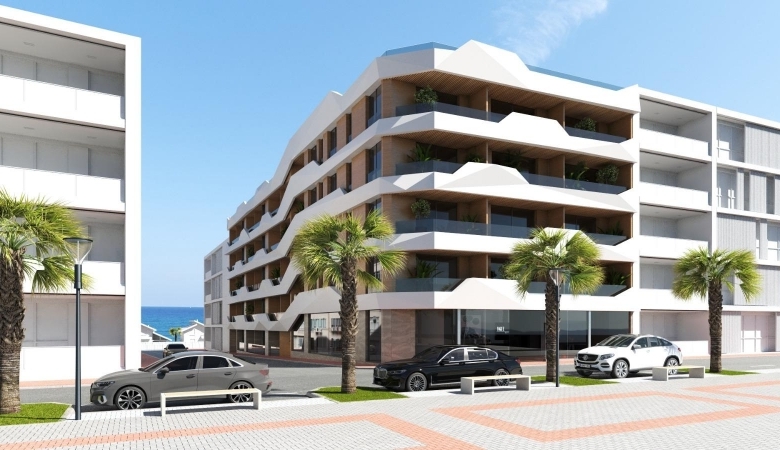 Ático en venta obra nueva con piscina en Guardamar