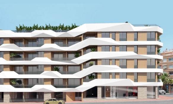 Ático en venta obra nueva con piscina en Guardamar