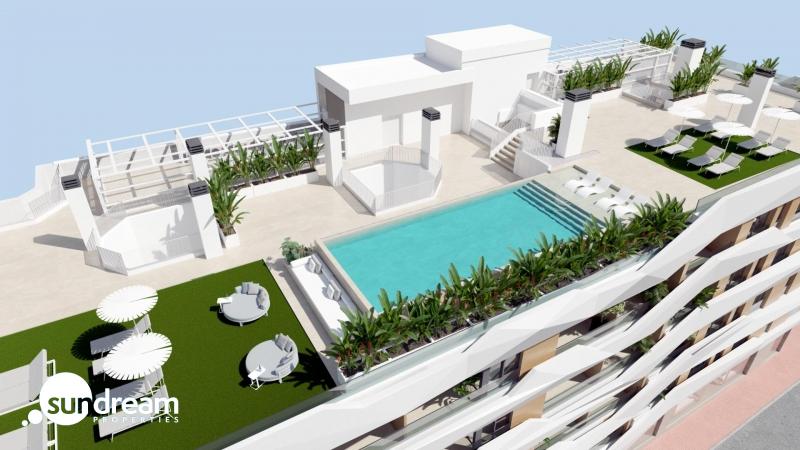 g_38941-7-18 Ático en venta obra nueva con piscina en Guardamar