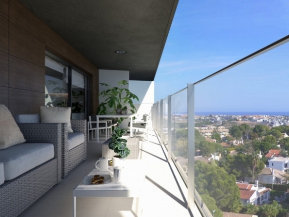 Ático en venta obra nueva con piscina en Campoamor