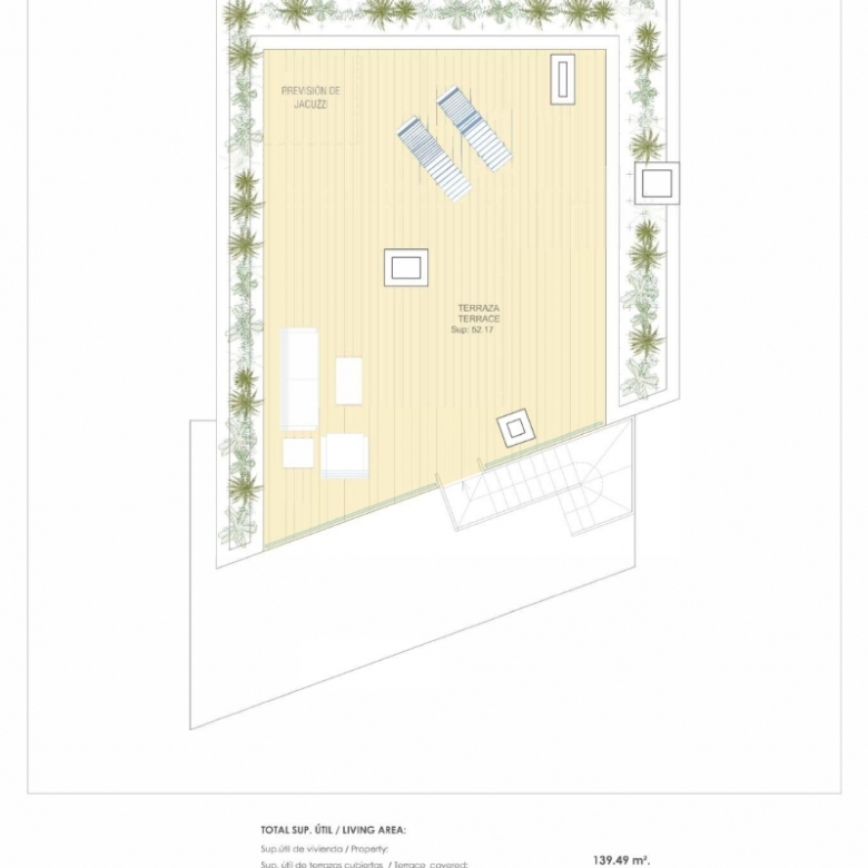 Ático en venta obra nueva con piscina en Campoamor