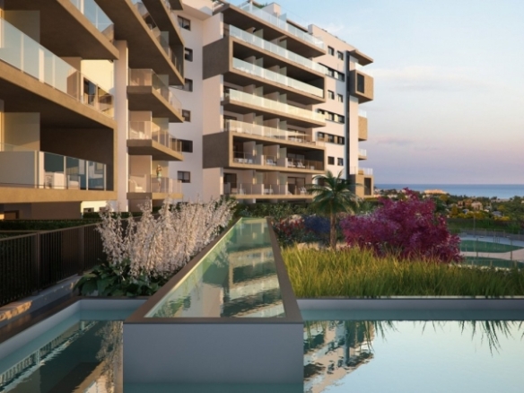 Ático en venta obra nueva con piscina en Campoamor