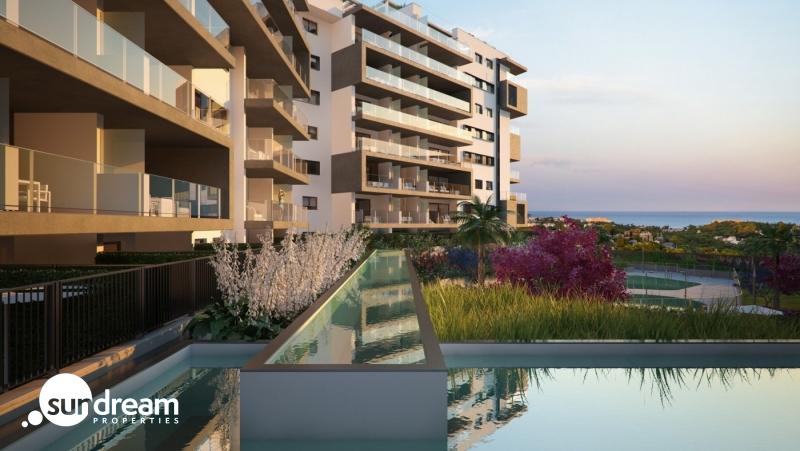 Ático en venta obra nueva con piscina en Campoamor