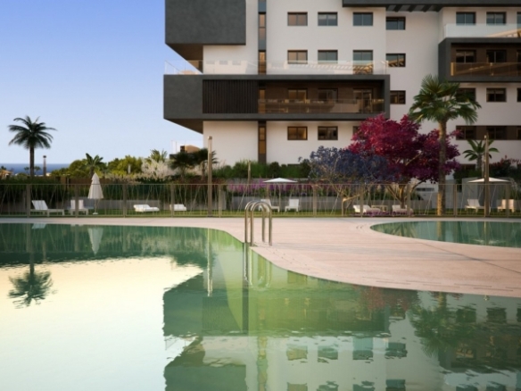Ático en venta obra nueva con piscina en Campoamor