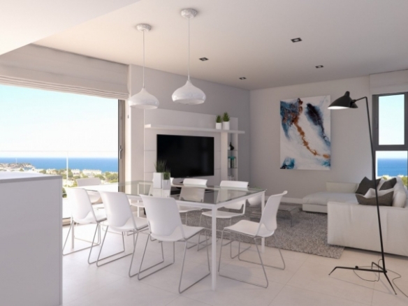 Ático en venta obra nueva con piscina en Campoamor