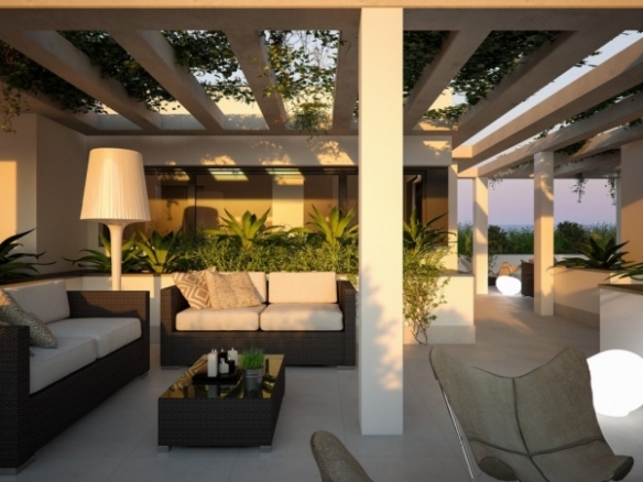 Ático en venta obra nueva con piscina en Campoamor