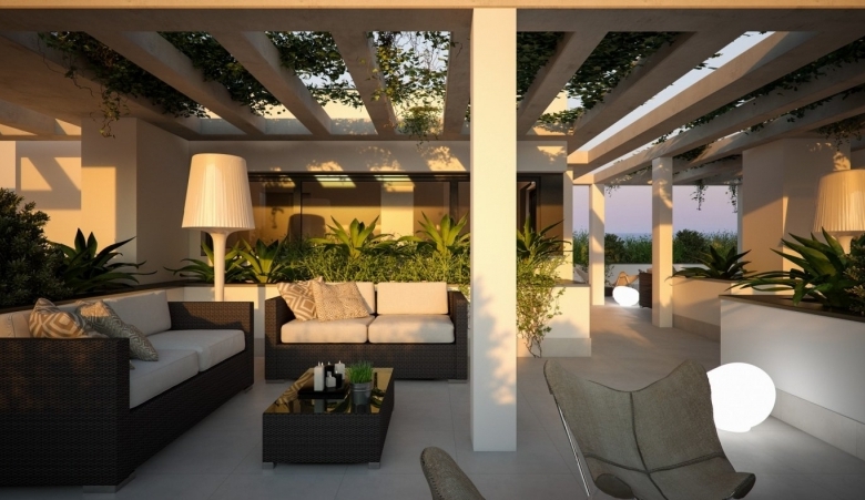 Ático en venta obra nueva con piscina en Campoamor