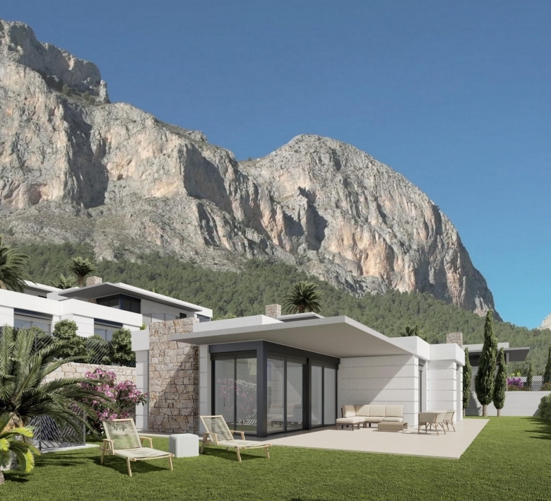 Chalet de obra nueva en venta en Polop Alicante