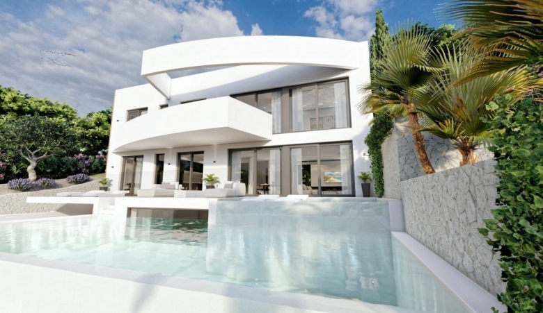 IMPRESIONANTE VILLA DE LUJO DE 4 DORM.DE NUEVA CONSTRUCCIÓN  EN ALTEA