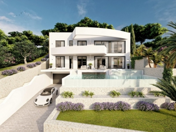 IMPRESIONANTE VILLA DE LUJO DE 4 DORM.DE NUEVA CONSTRUCCIÓN  EN ALTEA