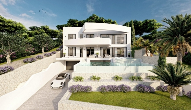 IMPRESIONANTE VILLA DE LUJO DE 4 DORM.DE NUEVA CONSTRUCCIÓN  EN ALTEA