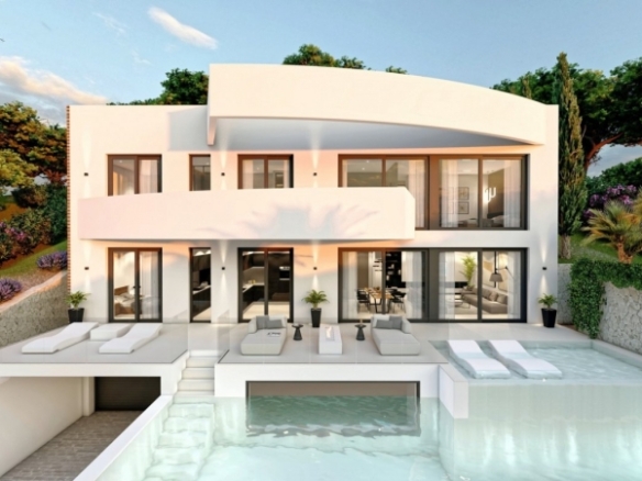 IMPRESIONANTE VILLA DE LUJO DE 4 DORM.DE NUEVA CONSTRUCCIÓN  EN ALTEA