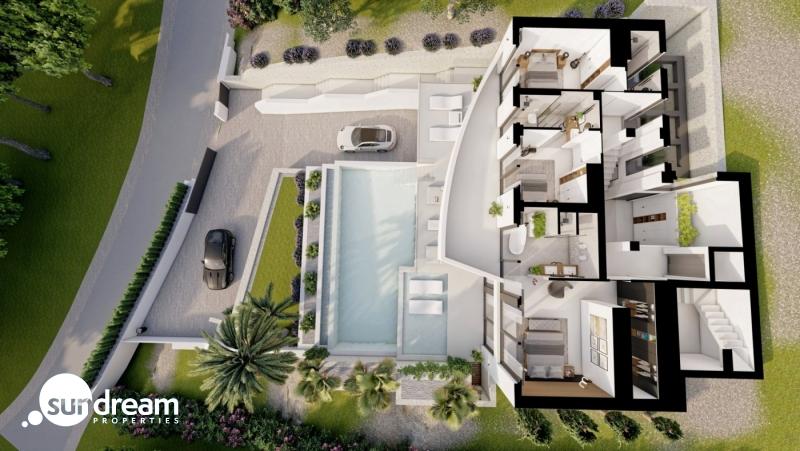 IMPRESIONANTE VILLA DE LUJO DE 4 DORM.DE NUEVA CONSTRUCCIÓN  EN ALTEA