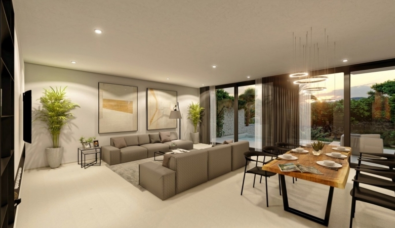 IMPRESIONANTE VILLA DE LUJO DE 4 DORM.DE NUEVA CONSTRUCCIÓN  EN ALTEA