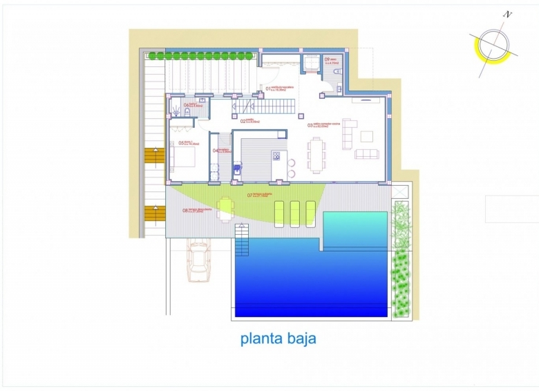 IMPRESIONANTE VILLA DE LUJO DE 4 DORM.DE NUEVA CONSTRUCCIÓN  EN ALTEA