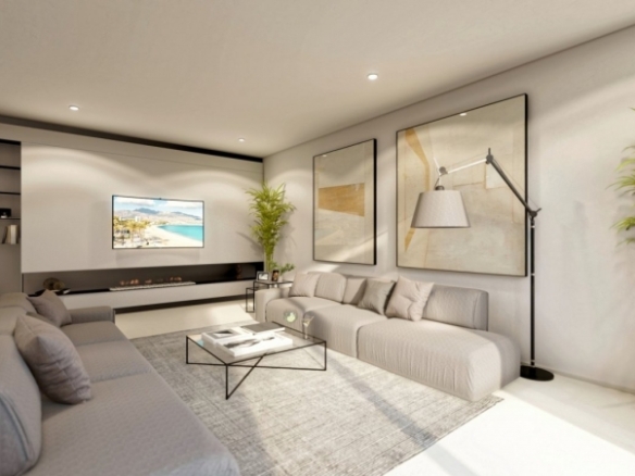 IMPRESIONANTE VILLA DE LUJO DE 4 DORM.DE NUEVA CONSTRUCCIÓN  EN ALTEA