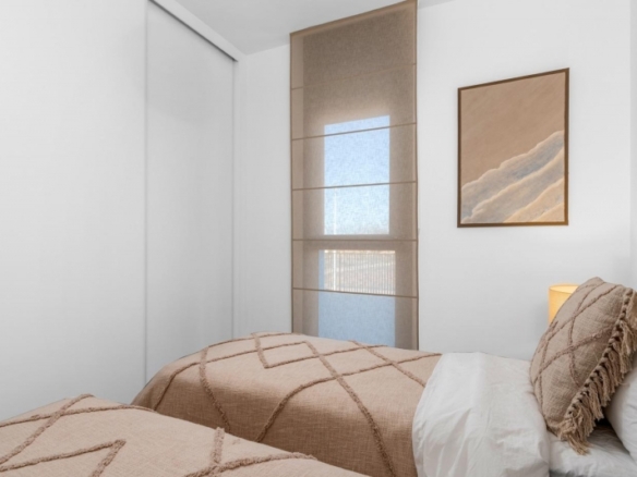 Ático de 2 dormitorios con solarium privado en Mar de Cristal(Cartagena)