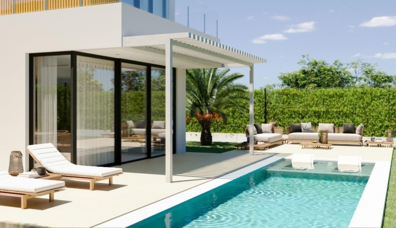 MAGNIFICA VILLA DE 3 DORM. DE NUEVA CONSTRUCCIÓN EN FINESTRAT