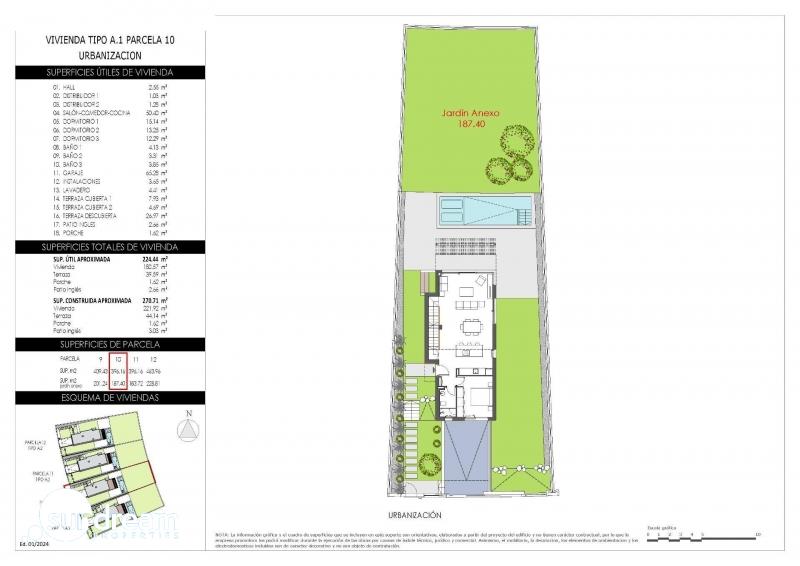 MAGNIFICA VILLA DE 3 DORM. DE NUEVA CONSTRUCCIÓN EN FINESTRAT