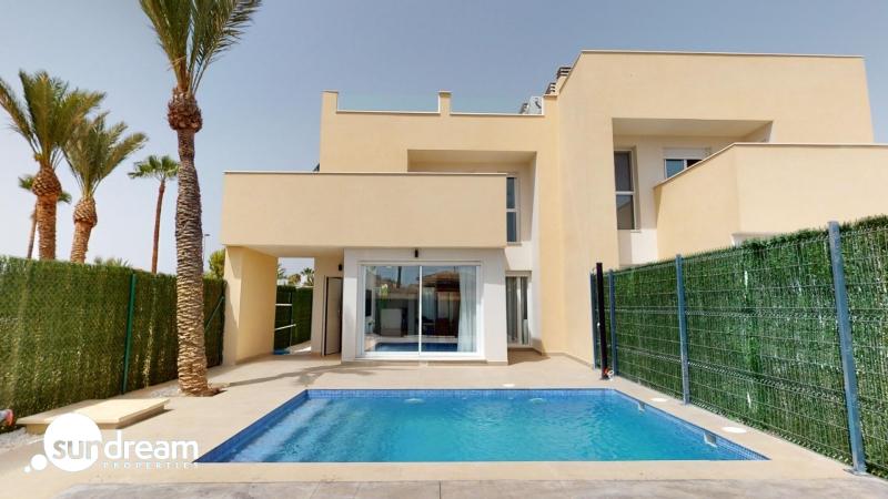 VILLAS DE OBRA NUEVA EN LOS URRUTIAS, MURCIA