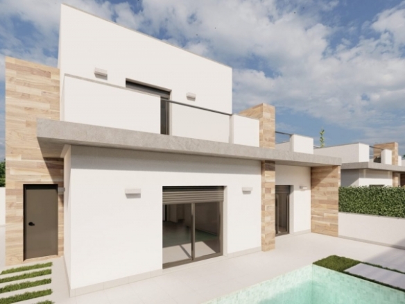 VILLAS PAREADAS LLAVE EN MANO DE OBRA NUEVA EN ROLDAN