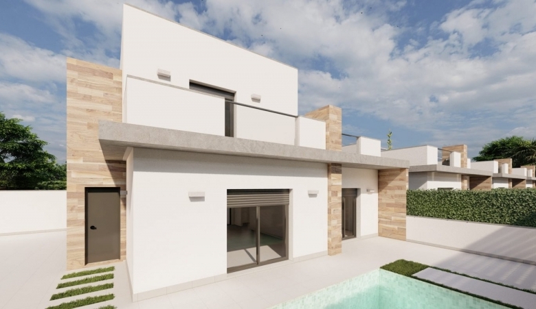VILLAS PAREADAS LLAVE EN MANO DE OBRA NUEVA EN ROLDAN