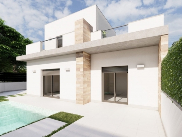 VILLAS PAREADAS LLAVE EN MANO DE OBRA NUEVA EN ROLDAN