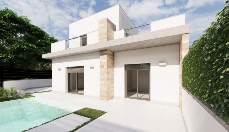 VILLAS PAREADAS LLAVE EN MANO DE OBRA NUEVA EN ROLDAN